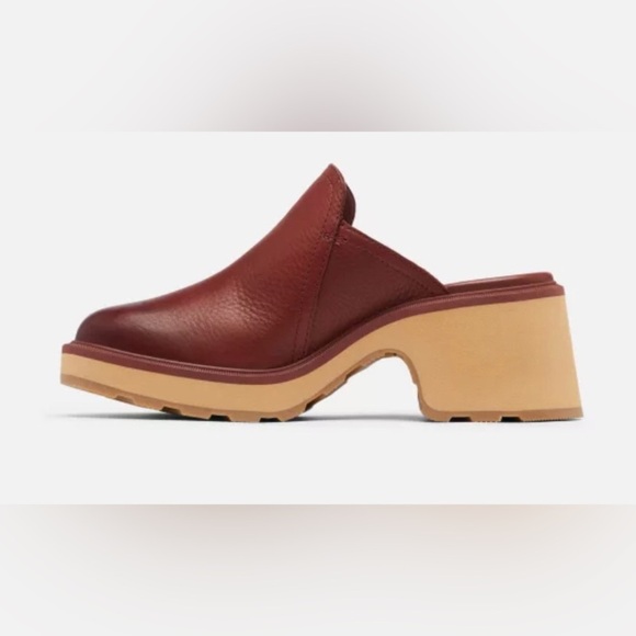 Sorel WOMEN'S HI-LINE Spice Tawny Buff HEEL MULE clogs size 12 brand‎ new - Picture 3 of 7